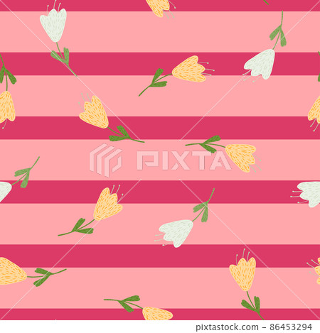 little flower seamless pattern. Vintage nature graphic. little flower seamless pattern. Vintage nature graphic. 86453294