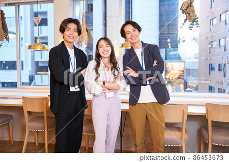 Business person cafe coworking share office free address office Business person cafe coworking share office free address office 86453673