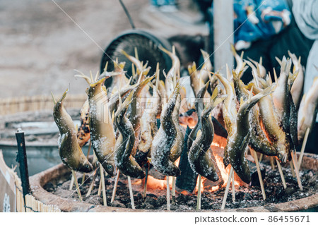 鹽烤三文魚 86455671