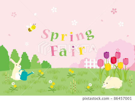 Spring landscape spring fair image illustration 86457001
