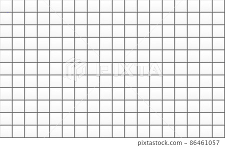 Subway tile pattern. Metro white ceramic bricks background. Vector realistic illustration. 86461057