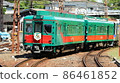 The sky of a sightseeing train running toward Mt. Koya on the Nankai-Koya Line 86461852