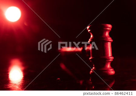 Judge's gavel . Law and justice concept , multi - exposure. Judge's gavel . Law and justice concept , multi - exposure. 86462411