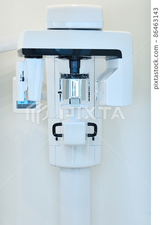 Modern dental tomograph in medical clinic. Modern dental tomograph in medical clinic. 86463143