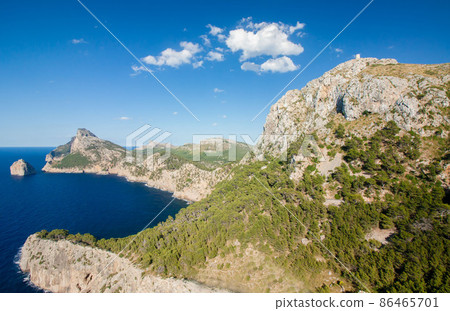 Cap de Formentor - beautiful coast of Majorca, Spain - Europe. Cap de Formentor - beautiful coast of Majorca, Spain - Europe. 86465701