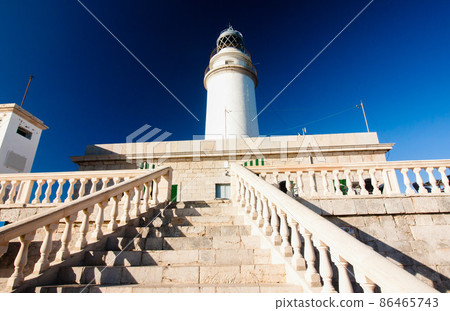 Lighthouse on Cap de Formentor on island Majorca, Balaeric Islands, Spain. 86465743