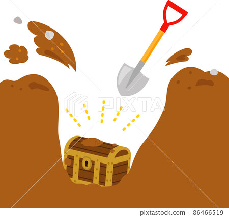 用鏟子挖的洞底的寶箱 86466519