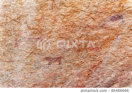 Rock art of the San People near Spitzkoppe 86466666