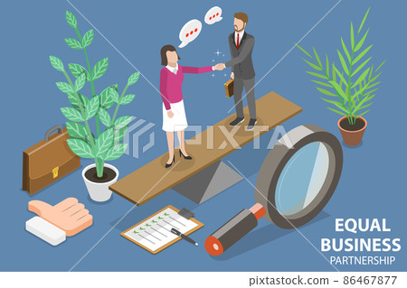 3D Isometric Flat Vector Conceptual... - Stock Illustration [86467877 ...