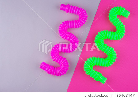 Different pop tubes. Trendy antistress toy Different pop tubes. Trendy antistress toy 86468447