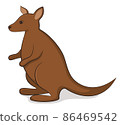 Cartoon Kangaroo 86469542