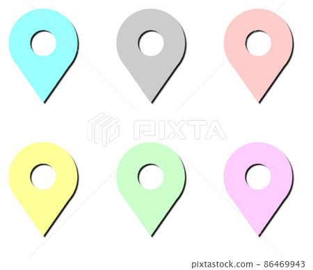 Colorful markings to indicate a specific position 86469943