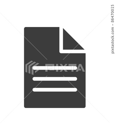 File Paper Symbol Document vector icon. File symbol. Paper icon. - Stock Illustration ...