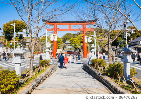 Torii of Kamakura Tsurugaoka Hachimangu Shrine Torii of Kamakura Tsurugaoka Hachimangu Shrine 86470262