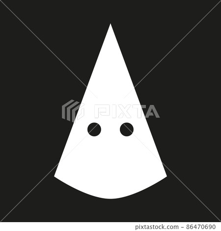 KKK mask. Symbol of extremism and racism in USA 86470690