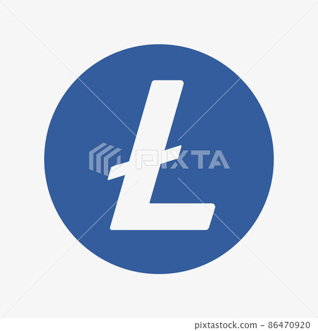 Vector logo of Litecoin. LTC icon. Cryptocurrency. 86470920