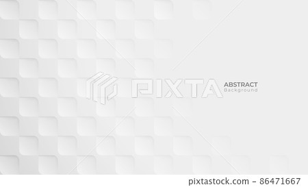 Abstract 3d modern square background. White and grey geometric pattern texture. vector art illustration Abstract 3d modern square background. White and grey geometric pattern texture. vector art illustration 86471667