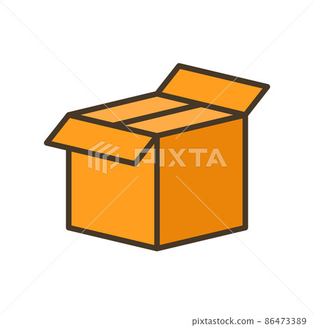 Cargo container symbol. package box or container icon Cargo container symbol. package box or container icon 86473389
