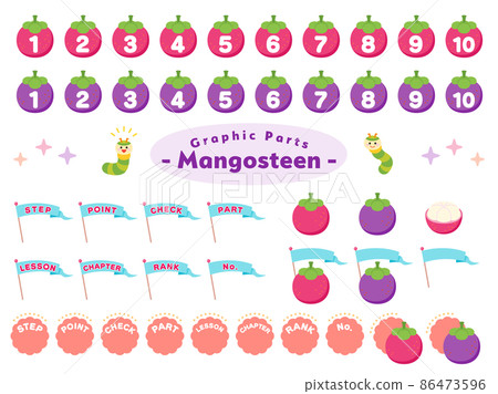 山竹數字標題/圖標集 86473596