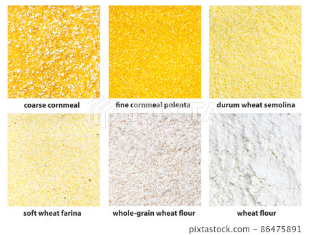 background - various meals with names close up 86475891