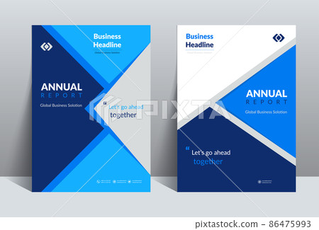 Blue Annual Report Catalog Cover Design Template concept adept to Multipurpose Project Blue Annual Report Catalog Cover Design Template concept adept to Multipurpose Project 86475993
