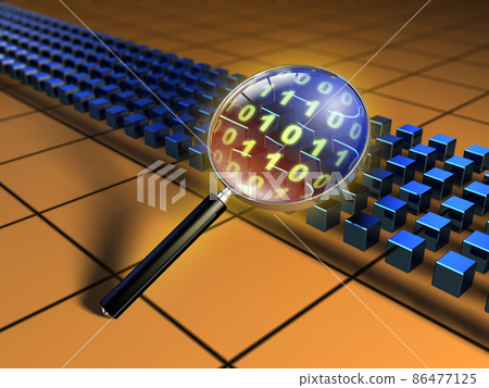 Code inspection - Stock Illustration [86477125] - PIXTA