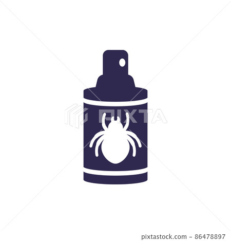 pesticide spray, insecticide icon on white pesticide spray, insecticide icon on white 86478897