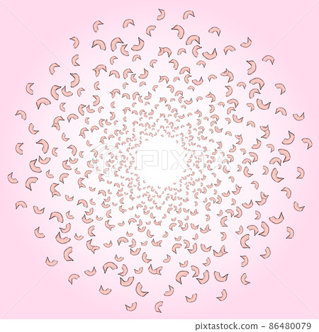 Flying from the circle of rose petals, cherry blossoms, cherries, apricots, apple trees. Whirlwind, wedding background, love Flying from the circle of rose petals, cherry blossoms, cherries, apricots, apple trees. Whirlwind, wedding background, love 86480079