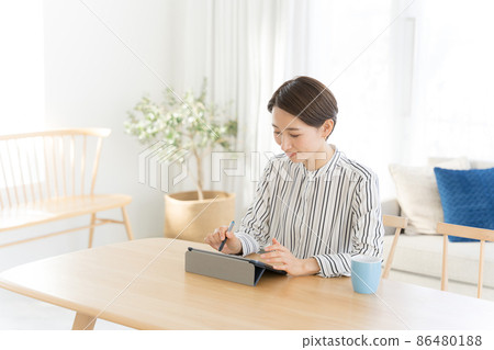 LCD tablet female 40s 86480188