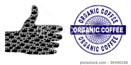 Human Hand Recursion Composition of Human Hand... - Stock Illustration ...