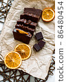 Dark chocolate, handmade sweet coffee soap, aromatic cinnamon and sweets. whole bean coffee 86480454
