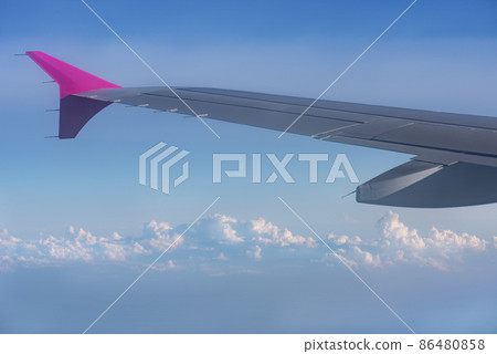 Wing of an airplane 86480858