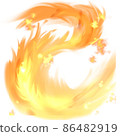 起伏的火焰 86482919