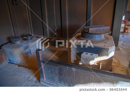 Nanbata Castle Park Former Osawa Family Residence Kitchen Kamado Fujimi City 86483844