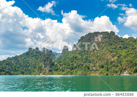 Cheow Lan lake in Thailand 86483886