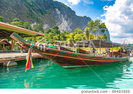 Cheow Lan lake in Thailand Cheow Lan lake in Thailand 86483888