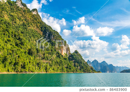 Cheow Lan lake in Thailand Cheow Lan lake in Thailand 86483900