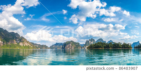 Cheow Lan lake in Thailand 86483907