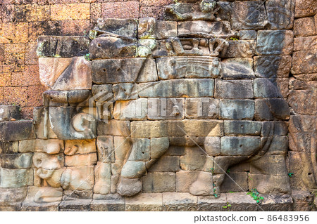 Terrace of Elephants  in Angkor Wat 86483956
