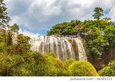 Elephant waterfall in Dalat 86484135
