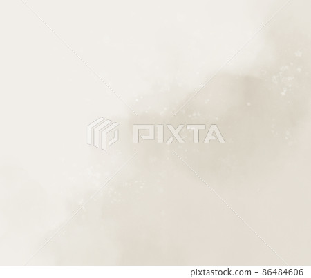 Beige Watercolor texture background with Paint Spatter 86484606