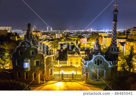 Park Guell in Barcelona, 86485041
