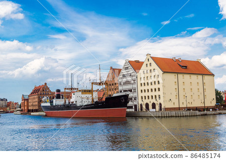 SS SOLDEK on Motlawa river in Gdansk SS SOLDEK on Motlawa river in Gdansk 86485174
