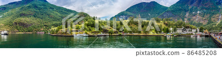 Country summer landscape, Norway Country summer landscape, Norway 86485208