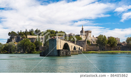 Saint Benezet bridge in Avignon Saint Benezet bridge in Avignon 86485862