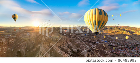 Hot air Balloons flight in Cappadocia Hot air Balloons flight in Cappadocia 86485992