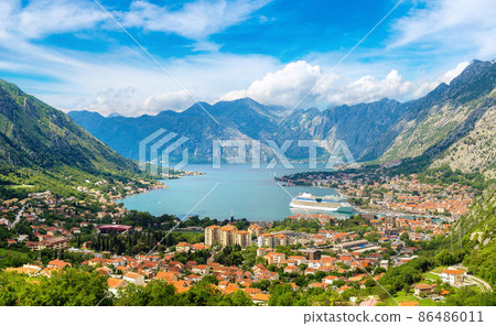 Panorama of Kotor in Montenegro 86486011