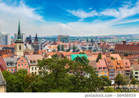 Panoramic view of Erfurt 86486059