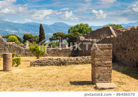 Pompeii city in Italy 86486070