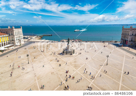 Commerce square in Lisbon Commerce square in Lisbon 86486106